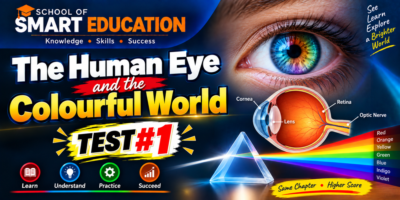The Human Eye and the Colourful World Test#1