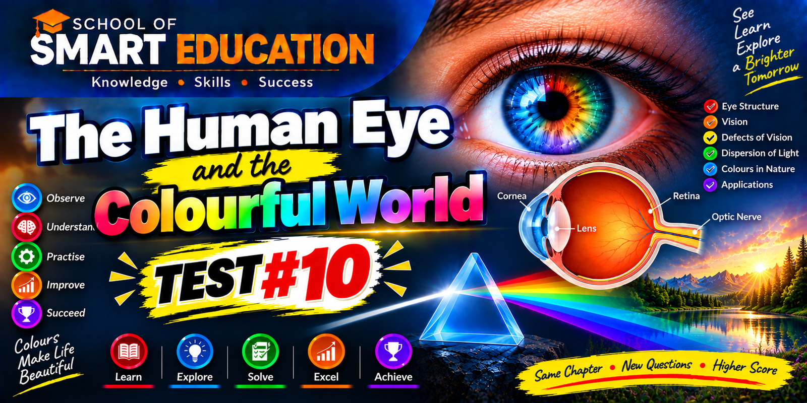 The Human Eye and the Colourful World Test#10